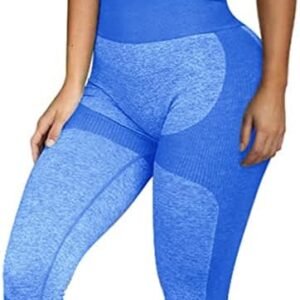 Women’s Workout Sets 2 Piece - Seamless Yoga Leggings and Cross-Strap Sports Bra Gym Outfits Activewear Matching Set