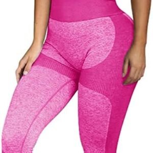 Women’s Workout Sets 2 Piece - Seamless Yoga Leggings and Cross-Strap Sports Bra Gym Outfits Activewear Matching Set