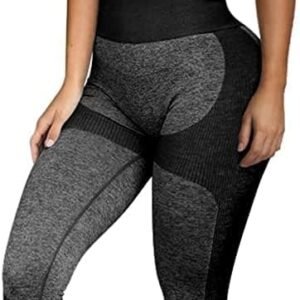 Women’s Workout Sets 2 Piece - Seamless Yoga Leggings and Cross-Strap Sports Bra Gym Outfits Activewear Matching Set