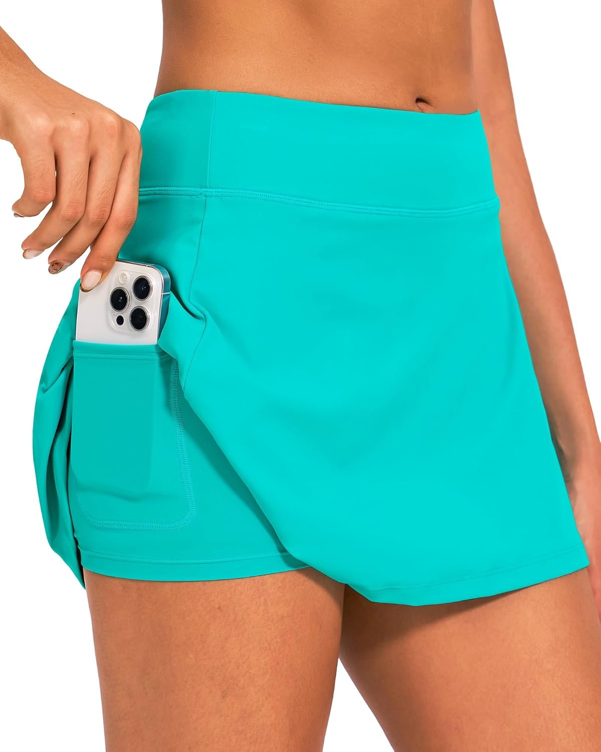 Women's Tennis Golf Skirts High Waisted with Pockets Inner Shorts for Athletic Skorts Sports Running Pickleball